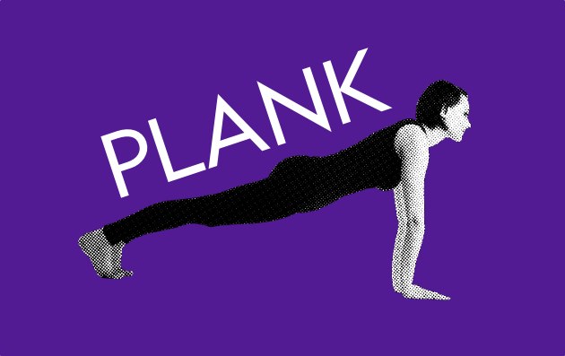 Plank yoga pose